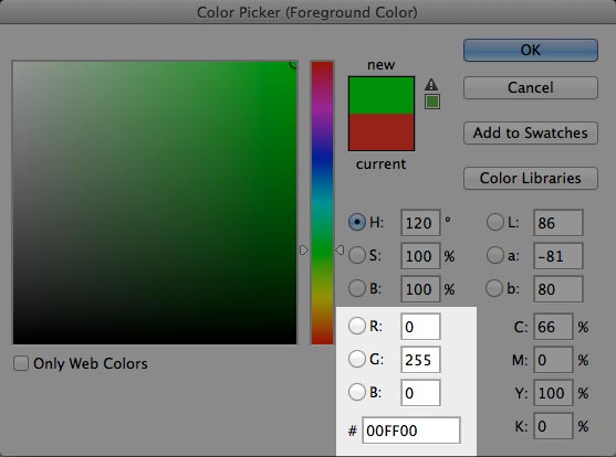 RGB e HEX (hexadecimal)